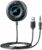 Rolgno Aux Bluetooth Adapter Auto, [Plug & Play] Bluetooth 5.3 Empfänger Klinke 3.5mm, Freisprechanrufe, Dualverbindung, Hi-Fi Musik, für Heim-Stereo, Auto Lautsprecher, Kabelgebundene Kopfhörer