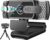 Full HD1080P Webcam mit Mikrofon, Automatischer Lichtkorrektur, Neefeaer USB PC Webcam mit Abdeckung Stativ,110° Weitwinkel, PC Kamera für PC, Laptop, Computer, Linux, Mac