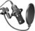 Streaming-Equipment – Mars Gaming MMIC-XT Professional High Definition 192Khz 24-bit Studio Microphone, Ball Arm, Anti Shock Mount, Pop Filter Metal Grid, Black