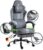 Gaming Chairs – PixelPilot Ergonomic Gaming Chair [Breathable Fabric] Gaming Chair with Footrest, Head and Lumbar Support, Gamer PC Chair Wide Seat, Office Chair 150 kg Load Capacity (Nebula I, Grey)