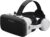 Virtual Reality VR-Headset für iPhone 16, 15, 14, 13 Pro Max Plus, Galaxy S24, S23, S22, VR-Brille mit Fernbedienung, VR-Set für Erwachsene, Kinder, Filme, Videospiele (für iPhone)