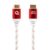 Gaming Consoles & Controllers – New Game Red – 5 Meters – HDMI 2.1b Cable – Ultra High Speed Certified 8K@60Hz, eARC, ALLM, VRR, DSC – Compatible with PS5, Xbox Series X/S, Nintendo Switch, PC – White – Pack of 1