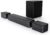 5.1 3D Surround Sound System, 320W Soundbar für TV Geräte mit Subwoofer und 2 Rear-Lautsprechern, Surround und Bass Einstellbare Heimkino TV Lautsprecher, BassMax und SurroundX Technologie