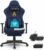 Gaming Chairs – Symino Gaming Chair with Latex Seat Cushion, 300 kg Load Capacity, Ergonomic PC Chair with Memory Foam Lumbar Support and Headrest, Breathable Office Chair Made of Faux Suede, Dark Blue