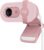 Webcam – Logitech Brio 100 Full HD Webcam for Meetings and Streaming, Auto Light Balancing, Built-in Microphone, Cover Bezel, USB-A for Microsoft Teams, Google Meet, Zoom and More – Pink