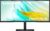 Samsung ViewFinity S65UC Curved Monitor 34 Zoll, Mit Lautsprechern, Bildschirm mit VA-Panel, 3.440 x 1.440 Pixel, Bildwiederholrate 100 Hz, Reaktionszeit 5 ms, 90 W Laden via USB-C, Pivot