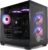 CYBERPOWERPC Luxe Gaming PC – Intel Core i7-12700KF, Nvidia RTX 4070 12GB, 32GB RAM, 1TB NVMe SSD, 650W PSU, Wasserkühlung, Windows 11, Ark RGB