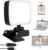 Streaming-Equipment – RealPlus Video Conference Light with Clip & USB Cable, 120 LED+3 Light Colours+10 Brightness+360° Rotating Lighting, Streaming Light, Photo Light, Webcam Light, for PC Monitor/Zoom Meetings/Gift, Office