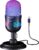 Streaming-Equipment – aokeo Gaming Microphone, USB Computer Microphone for PC, Mac, PS4/5, Condenser Podcast Mic for Studio Recording, Streaming Podcast YouTube, with LED Light