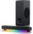 MEREDO Soundbar für TV Geräte mit Subwoofer 3.1 Kanal PC-Gaming Soundbar RGB Audio Sync Licht BT 5.3/HD-ARC/Optisch/AUX/USB TV Computer Lautsprecher für Desktop/Laptop Spielkonsolen Heimkino