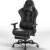 Gaming Chairs – JUMMICO Gaming Chair with Adjustable Armrests, Office Chair Ergonomic with Footrest, Gamer Chair Load Capacity 150 kg, Black
