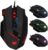 Gaming Maus,4000DPI,12 programmierbare Tasten,8 Gewichtsblöcke,Ergonomische Design,RGB Gamer Maus mit Kabel,für PC,Mac,Computer,Laptop,Schwarz