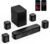 7.1ch Soundbar mit Dolby Atmos, 3D Surround Sound System für Heimkino mit 4 Surround Lautsprechern, App, Home Theater Soundsystem, TV Soundbar mit Subwoofer, HDMI eARC, Bluetooth 5.3, Aura A60