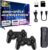 Gaming Consoles & Controllers – X2 Plus Retro Game Console with 2 Wireless 2.4GHz Controllers, 128GB, Over 40,000 Classic Games, 4K HDMI Video Output, EmuELEC 4.3 System Kids and Adults