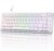 Gaming Tastatur & Maus – TMKB T68E Gaming Keyboard, 60% Mechanical Keyboard, Gasket Structure with Button, US Layout, Hot Swap, RGB, Linear Switch, 66 Keys Compact Mini Keyboard for Windows/macOS/Linux – White