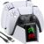 Gaming Consoles & Controllers – PS5-Controller-Ladestation, kompatibel mit PlayStation 5 Faceplates Edge & Dual Controller, PS5-Zubehör-Ladestation, PS 5-Dock mit LED-Anzeige, Ein-/Ausschalter und Kabel
