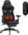 Gaming Chairs – Douxlife Gaming Chair with Kneading Massage and Heating Function, Ergonomic Office Chair with Footrest, 90°-175° Adjustable, Padded 2D Armrests, Gamer Chair PC Chair, 181 kg, Black