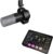 FIFINE XLR Studio Mikrofon Dynamisches K688 und Gaming Audio Mixer SC3, USB Microphone PC für Streaming Podcast Gaming, Streaming RGB PC Mixer mit XLR Mikrofon Interface