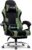 Gaming Chairs – GTPLAYER Gaming Chair, Office Chair, Ergonomic PC Chair, Gaming Chair with Massage End Spine Support, Task Chairs with Footrest and Headrest, Green Fabric