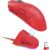 x Attack Shark X11 Kabellose Gaming-Maus mit RGB Magnetische Ladestation, PixArt PAW3311-Sensor, Ultraleichte 59g Schwere Tri-Mode-Gaming-Maus, Wired/2,4 G/BT, 22 K DPI-Red