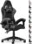 Gaming Chairs – Gaming Chair Ergonomic PC Chair Gaming Height Tilt Angle Adjustable, PU Leather with Padding Headrest, Gamer Chair for Children Teenagers Adults Gaming Office (Black/Grey)