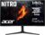 Acer Nitro XZ322QU V3 Gaming Monitor 31,5 Zoll (80 cm Bildschirm) WQHD, VA, 180Hz DP, 144Hz HDMI, 1ms(VRB), 2xDP 1.4, 2xHDMI 2.0, Curved, höhenverstellbar, FreeSync