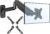 ELIVED Monitor Wandhalterung für Max. 35″ Bildschirme bis zu 12kg, VESA 75/100/200mm, Gasdruckfeder PC Monitor Hatlerung Wand, Höhenverstellbar Monitorhalterung, Ultrawide Premium-Monitorarm EV6023