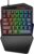 ELLENNE – Einhändig bedienbare Gaming-Tastatur mit Hintergrundbeleuchtung mit 35 Tasten RGB LED Mechanik Tablet PC Windows Smartphone
