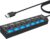 Streaming-Equipment – LOBKIN USB Hub 7-Port Portable USB 2.0 Hub with Single LED Power Switches for Laptop, PC, MacBook and Other USB Devices