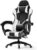 Gaming Chairs – Gaming Chair, Computer Office Chair with Footrest, Gaming Chair (White)