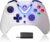 Gaming Consoles & Controllers – RALAN Wireless Game Controller with LED Lighting, Compatible with Xbox One S/X, Xbox Series S/X, PC Gaming Gamepad, Remote Control Joypad with 2.4G Wireless Adapter, Rechargeable Battery (White)