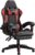 Gaming Chairs – bigzzia Gaming Chair with Massage Function and Footrest, Ergonomic Gaming Chair Adjustable Backrest 90-135°, Gaming Chair with Massage Lumbar Cushion and Headrest, Gamer Chair, Red