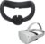 kwmobile VR Silikon Maske kompatibel mit Meta Quest 2 Face Mask Face Mask Cover – Silikonmaske VR-Brillen-Maske gegen Schweiß und Verschmutzung – Schwarz