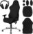 Gaming Chairs – Gaming Chair Cover for Chairs 6 Pieces Chair Covers Black with Armrests Stretchy Removable Washable for Computer Chair Gaming Chair Swivel Chair Armchair