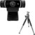 Webcam – Logitech C922 Webcam PRO with tripod, Full HD 1080p, 78 ° field of view, autofocus, exposure compensation, H.264 compression, USB port for streaming via OBS, XSplit, etc. PC / Mac / ChromeOS / Android