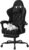Gaming Chairs – Devoko Gaming Chair Fabric Ergonomic with Massage Function and Footrest, Pocket Spring Padding, 135° Adjustable, Breathable for Home Office or Gaming Room, Black
