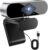 Webcam – Webcam with Microphone Camera PC Cam 1080p HD Mini Facecam Video Conference 360° Adjustable USB Web Cam Plug & Play for Conference Live Streaming Recording Compatible with Skype/Zoom/YouTube