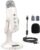 Streaming-Equipment – zealsound USB K66 Pearl White Condenser Microphone for PC, Mobile Phone, PS4, PS5, Microphone PC USB C for Gaming, Podcast, Recording, Streaming, with Mute/Gain/Echo, Compatible with Mac, Winows