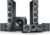 Teufel Theater 500 Surround 5.1 Heimkino-Set – Kinoatmosphäre Surround Sound System, Mächtiger Subwoofer, Allrounder für Musik, Filmton und Games, Dipol-Rear-Lautsprecher, Bassreflex – schwarz