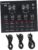 Streaming-Equipment – TOYANDONA Live Sound Card with Electronic Tones, Mobile Audio Mixer with Noise Cancellation, Adjustable and Automatic Music Volume Adjustment for Streaming and Recording