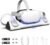 ZYBER Ladestation mit LED-Licht für Oculus Quest 2, USB, VR-Ladeständer für Meta Quest 2 (Unterstützung Elite Strap mit Akku), Ladestation mit 2 wiederaufladbaren Batterien