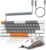 Gaming Tastatur & Maus – ZIYOU LANG Wired Gaming Keyboard and Mouse Combo with Spiral USB-C Cable T60 Pro – Compact 60% UK Layout (QWERTY) Mechanical Keyboard Linear Red Switch, 6400DPI Ultra-Light RGB Mice for PC/Mac – Bee