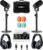 Streaming-Equipment – Movo Portable Podcast Equipment Pack for iPhone/Android Phones, Podcast Kit with Audio Interface, CastMic Dynamic Microphones, 2 Table Stands for Smartphones, Computer, PC, Mac