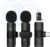 Streaming-Equipment – Wireless Lapel Microphone for iPhone and Android, Noise Reduction, Range of 20 m, 16 H Battery Life, Lavalier Microphone for YouTube, TikTok, Podcasts and Live Streaming