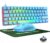 Gaming Tastatur & Maus – Keyboard Mouse Set, Mechanical Keyboard, Blue Switch Keyboard, Multimedia Keyboards, Lighting Backlight & RGB Gaming Mouse, 6 Buttons, Adjustable DPI, Ergonomic, for PS4 PS5 PC Mac Xbox