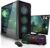 SYSTEMTREFF Basic Gaming Komplett PC Set AMD Ryzen 5 5500GT 6×4.4GHz | AMD RX Vega 7 4K HDMI DX12 | 256GB SSD | 8GB DDR4 RAM | WLAN Desktop Paket Computer für Gamer, Gaming