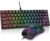 Gaming Tastatur & Maus – RedThunder 60% RGB Wired Gaming Keyboard and Mouse Set, 62 Keys, German Layout, 7200 DPI Ultra Compact Mini Mouse, Optical Ergonomic Gaming Mouse with 6 Buttons for PC, Mac, PS5, Xbox Gamer