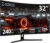 Z-Edge 32 Zoll Curved Gaming Monitor 240Hz 1ms MPRT Full HD LED Monitor, 16:9 1500R Curved Bildschirm, 280cd/m² Helligkeit, Freesync, DisplayPort 1.4 & HDMI 2.0