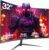 Gaming PC & Gaming Monitors – Gawfolk Gaming Monitor 32 Inch Curved, 240Hz PC Screen Full HD 1080P, Frameless 1800R Curved Computer Monitor Supports VESA