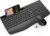 Gaming Tastatur & Maus – Keyboard Mouse Set Wireless, Ergonomic Full Size Keyboard with Wrist Rest, Phone Holder, Sleep Mode, Quiet 2.4 GHz Wireless Keyboard and Mouse for Mac, Windows, Computer, Laptop, PC
